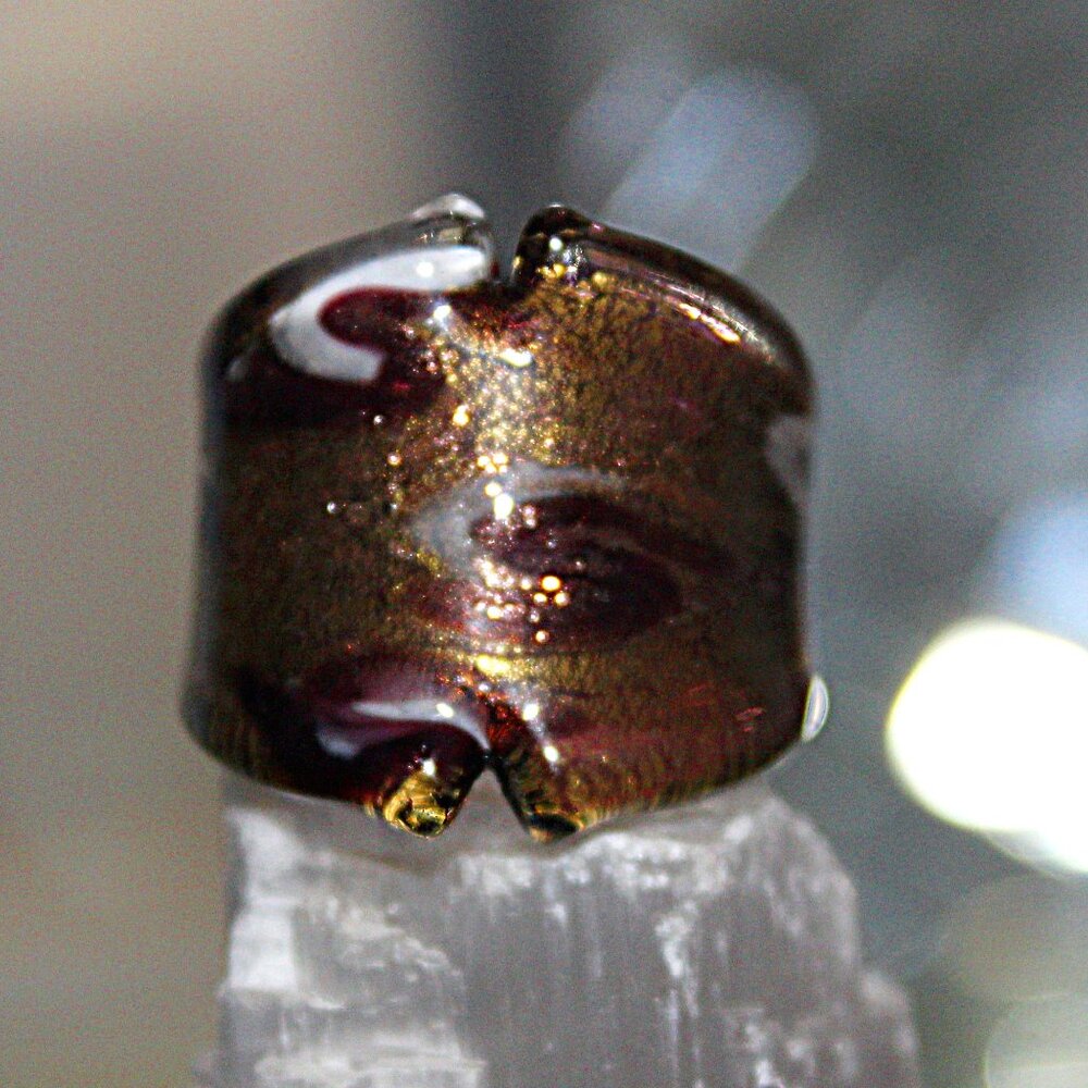 Golden Glass Ring